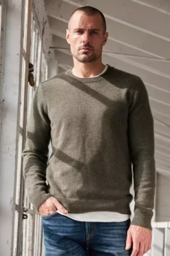 Velvet By Graham & Spencer BIRCH CASHMERE SWEATER Mens