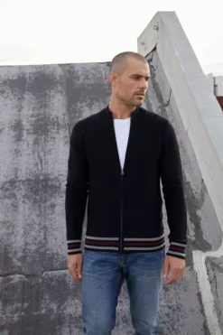 Velvet By Graham & Spencer SCOTTY ZIP-UP SWEATER