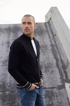 Velvet By Graham & Spencer SCOTTY ZIP-UP SWEATER