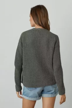 Velvet By Graham & Spencer Womens TERRAH OPEN FRONT CARDIGAN