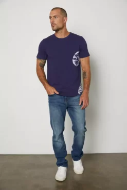 Velvet By Graham & Spencer Mens ASHER CREW NECK TEE