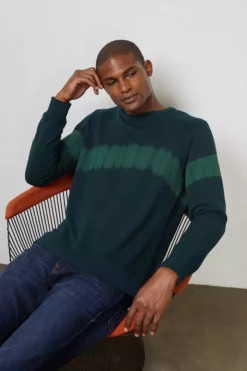 Velvet By Graham & Spencer DEAN LUXE FLEECE TIE DYE PULLOVER