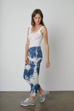 Velvet By Graham & Spencer Womens NISSA TIE DYE SWEATPANT 18 Velvet By Graham & Spencer Womens NISSA TIE DYE SWEATPANT