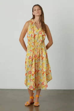 Velvet By Graham & Spencer Womens RAMONA PRINTED TANK DRESS