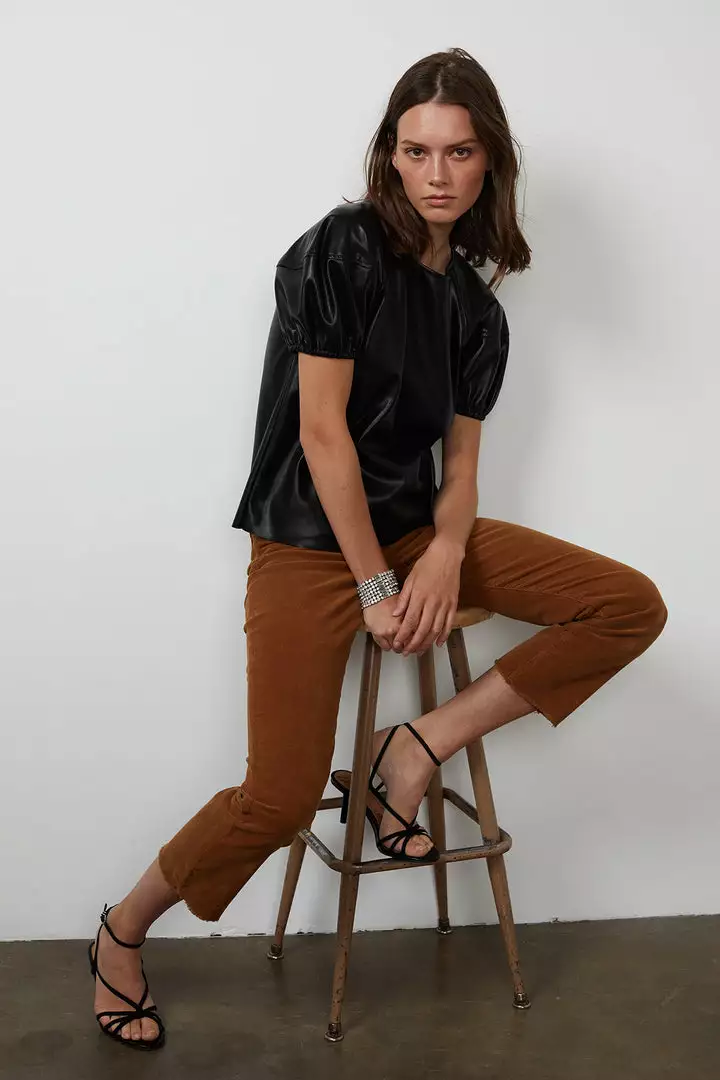 Velvet By Graham & Spencer CANDACE CORDUROY HIGH RISE CROP JEAN Womens 6 Velvet By Graham & Spencer CANDACE CORDUROY HIGH RISE CROP JEAN Womens