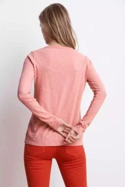 Velvet By Graham & Spencer LIZZIE ORIGINAL SLUB LONG SLEEVE TEE Womens