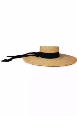 Velvet By Graham & Spencer Womens COCO WOVEN STRAW SUNHAT