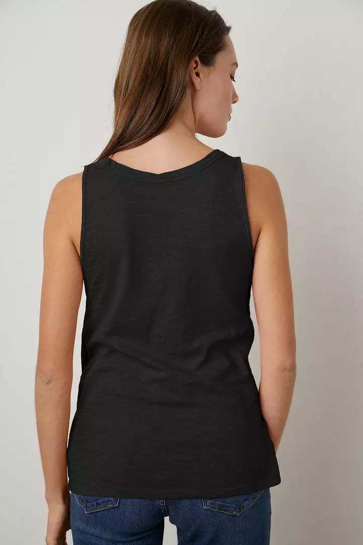 Velvet By Graham & Spencer Womens JOY ORIGINAL SLUB SCOOP NECK TANK 16 Velvet By Graham & Spencer Womens JOY ORIGINAL SLUB SCOOP NECK TANK