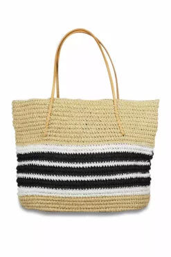 Velvet By Graham & Spencer TRIO STRIPE TOTE Womens 5 Velvet By Graham & Spencer TRIO STRIPE TOTE Womens