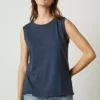 Velvet By Graham & Spencer Womens ELLEN VINTAGE SLUB TANK TOP