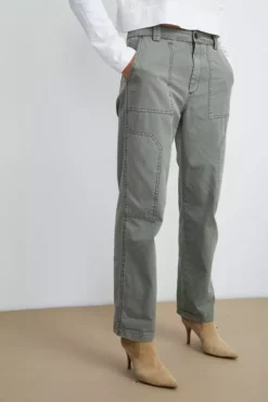 Velvet By Graham & Spencer Womens DREW VINTAGE CANVAS PANT