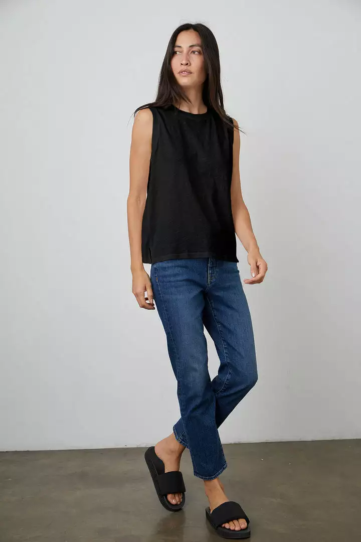 Velvet By Graham & Spencer Womens ELLEN VINTAGE SLUB TANK TOP 25 Velvet By Graham & Spencer Womens ELLEN VINTAGE SLUB TANK TOP