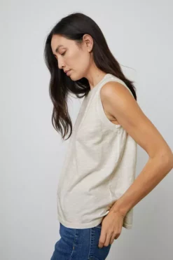 Velvet By Graham & Spencer Womens ELLEN VINTAGE SLUB TANK TOP 42 Velvet By Graham & Spencer Womens ELLEN VINTAGE SLUB TANK TOP