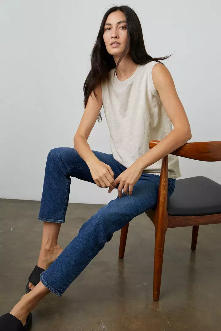 Velvet By Graham & Spencer Womens ELLEN VINTAGE SLUB TANK TOP 17 Velvet By Graham & Spencer Womens ELLEN VINTAGE SLUB TANK TOP