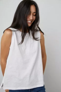 Velvet By Graham & Spencer Womens ELLEN VINTAGE SLUB TANK TOP 45 Velvet By Graham & Spencer Womens ELLEN VINTAGE SLUB TANK TOP