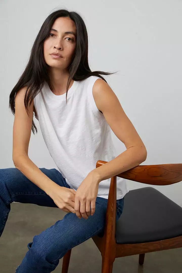 Velvet By Graham & Spencer Womens ELLEN VINTAGE SLUB TANK TOP 23 Velvet By Graham & Spencer Womens ELLEN VINTAGE SLUB TANK TOP