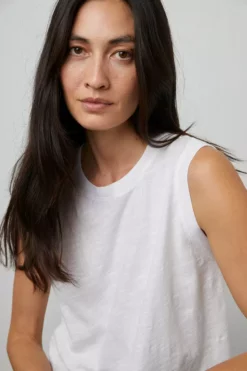 Velvet By Graham & Spencer Womens ELLEN VINTAGE SLUB TANK TOP 49 Velvet By Graham & Spencer Womens ELLEN VINTAGE SLUB TANK TOP