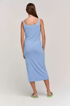 Velvet By Graham & Spencer ASHANTI RIBBED TANK DRESS Womens