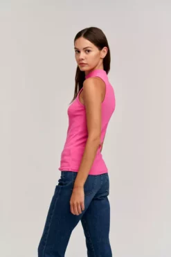 Velvet By Graham & Spencer PAULETTE MOCK NECK TANK TOP Womens 16 Velvet By Graham & Spencer PAULETTE MOCK NECK TANK TOP Womens