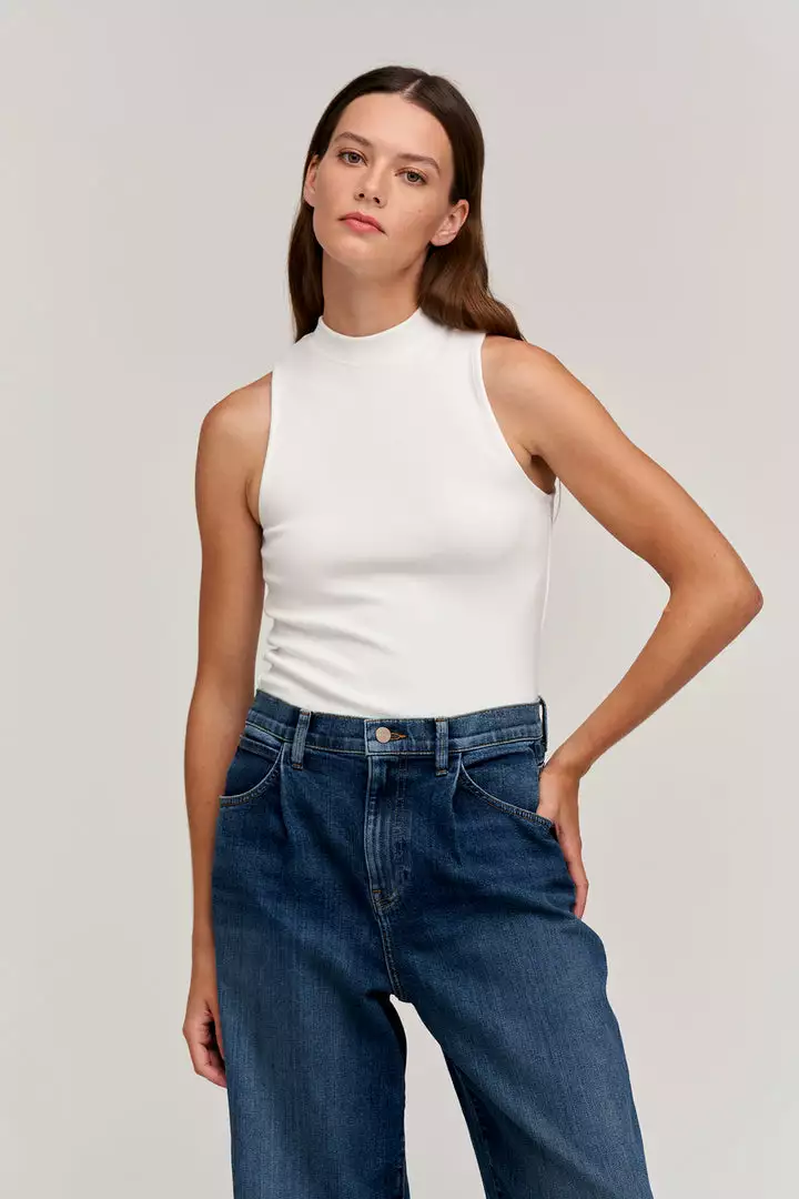 Velvet By Graham & Spencer PAULETTE MOCK NECK TANK TOP Womens 3 Velvet By Graham & Spencer PAULETTE MOCK NECK TANK TOP Womens