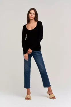 Velvet By Graham & Spencer PEPPA VISCOSE RIB TOP Womens 11 Velvet By Graham & Spencer PEPPA VISCOSE RIB TOP Womens