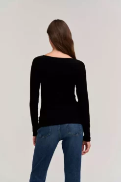 Velvet By Graham & Spencer PEPPA VISCOSE RIB TOP Womens 12 Velvet By Graham & Spencer PEPPA VISCOSE RIB TOP Womens