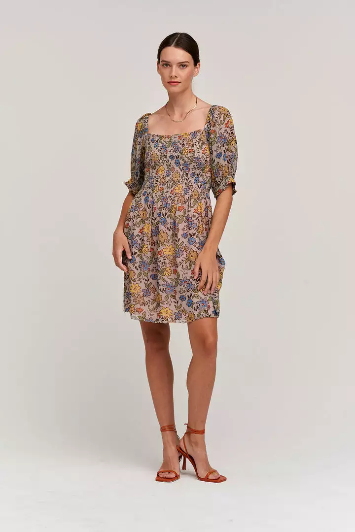 Velvet By Graham & Spencer ESTELLA FLORAL PRINT DRESS Womens 2 Velvet By Graham & Spencer ESTELLA FLORAL PRINT DRESS Womens