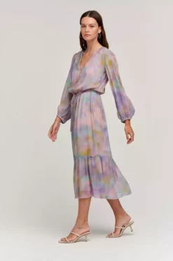 Velvet By Graham & Spencer PRISCILLA PRINTED BOHO DRESS 10 Velvet By Graham & Spencer PRISCILLA PRINTED BOHO DRESS