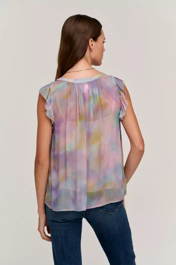 Velvet By Graham & Spencer STEPHANIE PRINTED BLOUSE 4 Velvet By Graham & Spencer STEPHANIE PRINTED BLOUSE