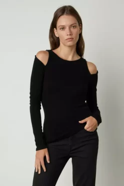Velvet By Graham & Spencer EMMA CUT-OUT TOP Womens