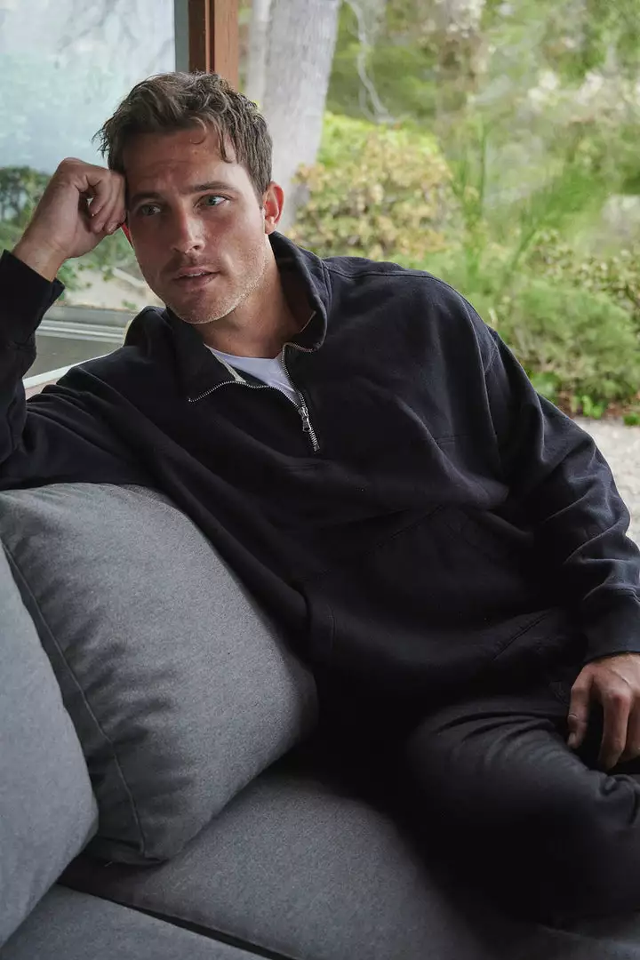 Velvet By Graham & Spencer Mens BALDWIN QUARTER-ZIP SWEATSHIRT 1 Velvet By Graham & Spencer Mens BALDWIN QUARTER-ZIP SWEATSHIRT