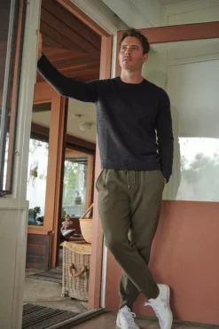 Velvet By Graham & Spencer Mens LEWIS BRUSHED FLEECE JOGGER