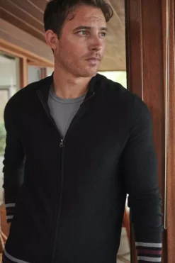Velvet By Graham & Spencer SCOTTY ZIP-UP SWEATER