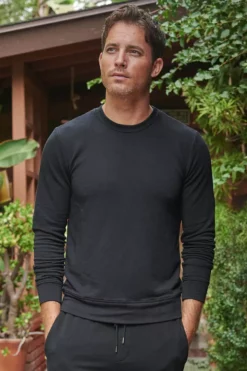 Velvet By Graham & Spencer Mens SOREN LUXE FLEECE PULLOVER