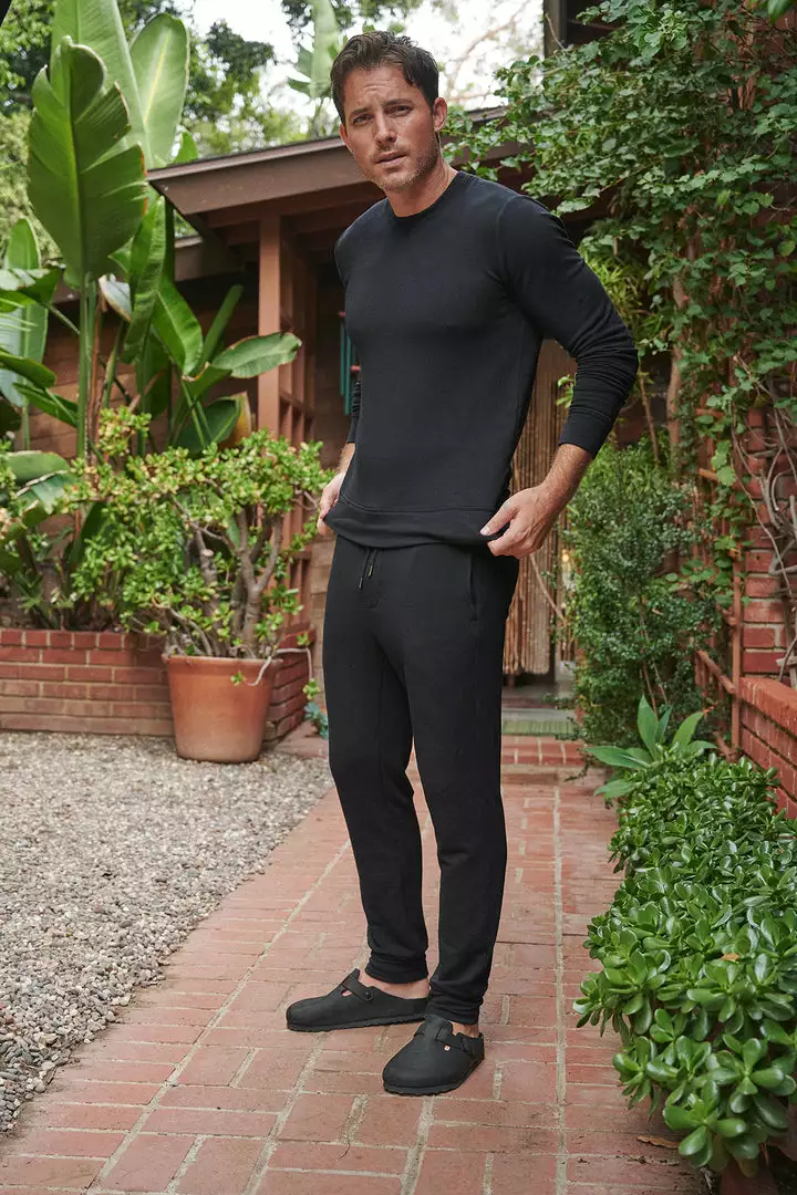 Velvet By Graham & Spencer Mens CROSBY LUXE FLEECE JOGGER 11 Velvet By Graham & Spencer Mens CROSBY LUXE FLEECE JOGGER