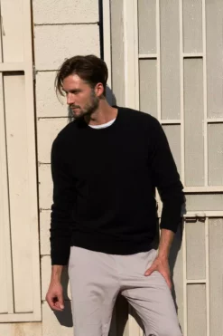 Velvet By Graham & Spencer BIRCH CASHMERE SWEATER Mens