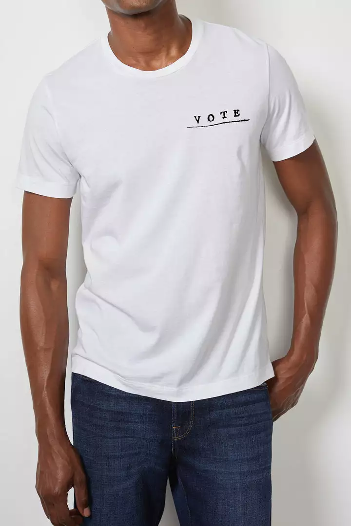 Velvet By Graham & Spencer VOTE Unisex Crew Tee Womens 1 Velvet By Graham & Spencer VOTE Unisex Crew Tee Womens