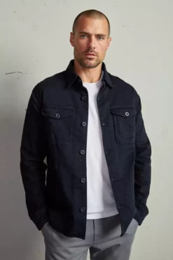 Velvet By Graham & Spencer EUGENE BUTTON-UP JACKET Mens