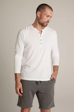 Velvet By Graham & Spencer ATLAS CHARCOAL LUXE FLEECE DRAWSTRING SHORT