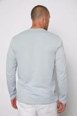 Velvet By Graham & Spencer ALVARO COTTON JERSEY HENLEY Mens