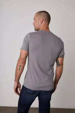 Velvet By Graham & Spencer HOWARD WHISPER CLASSIC CREW NECK TEE Mens 50 Velvet By Graham & Spencer HOWARD WHISPER CLASSIC CREW NECK TEE Mens