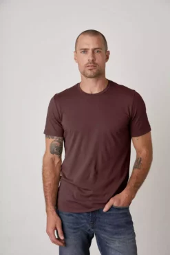 Velvet By Graham & Spencer HOWARD WHISPER CLASSIC CREW NECK TEE Mens 58 Velvet By Graham & Spencer HOWARD WHISPER CLASSIC CREW NECK TEE Mens
