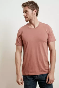 Velvet By Graham & Spencer HOWARD WHISPER CLASSIC CREW NECK TEE Mens
