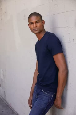 Velvet By Graham & Spencer HOWARD WHISPER CLASSIC CREW NECK TEE