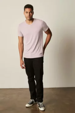 Velvet By Graham & Spencer SAMSEN WHISPER CLASSIC V-NECK TEE Mens