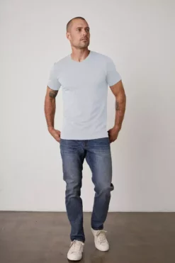 Velvet By Graham & Spencer SAMSEN WHISPER CLASSIC V-NECK TEE