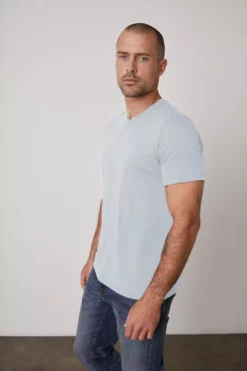 Velvet By Graham & Spencer SAMSEN WHISPER CLASSIC V-NECK TEE