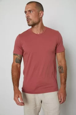 Velvet By Graham & Spencer SAMSEN WHISPER CLASSIC V-NECK TEE