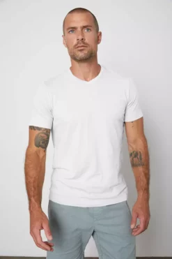 Velvet By Graham & Spencer SAMSEN WHISPER CLASSIC V-NECK TEE