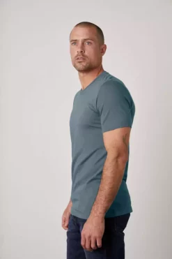 Velvet By Graham & Spencer SAMSEN WHISPER CLASSIC V-NECK TEE Mens